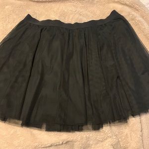 Black Ballerina-Style Skirt